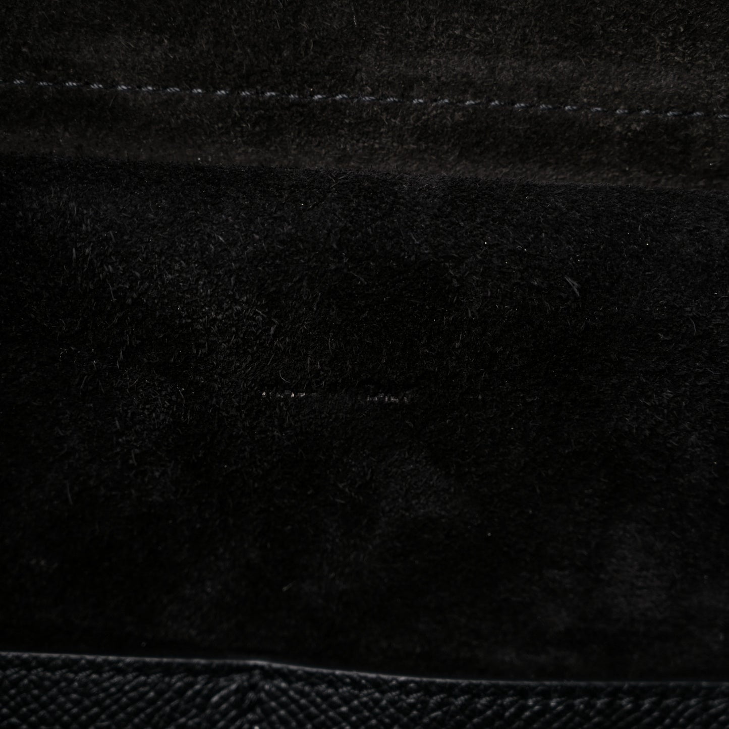 Grained Calfskin Mini Belt Bag Black
