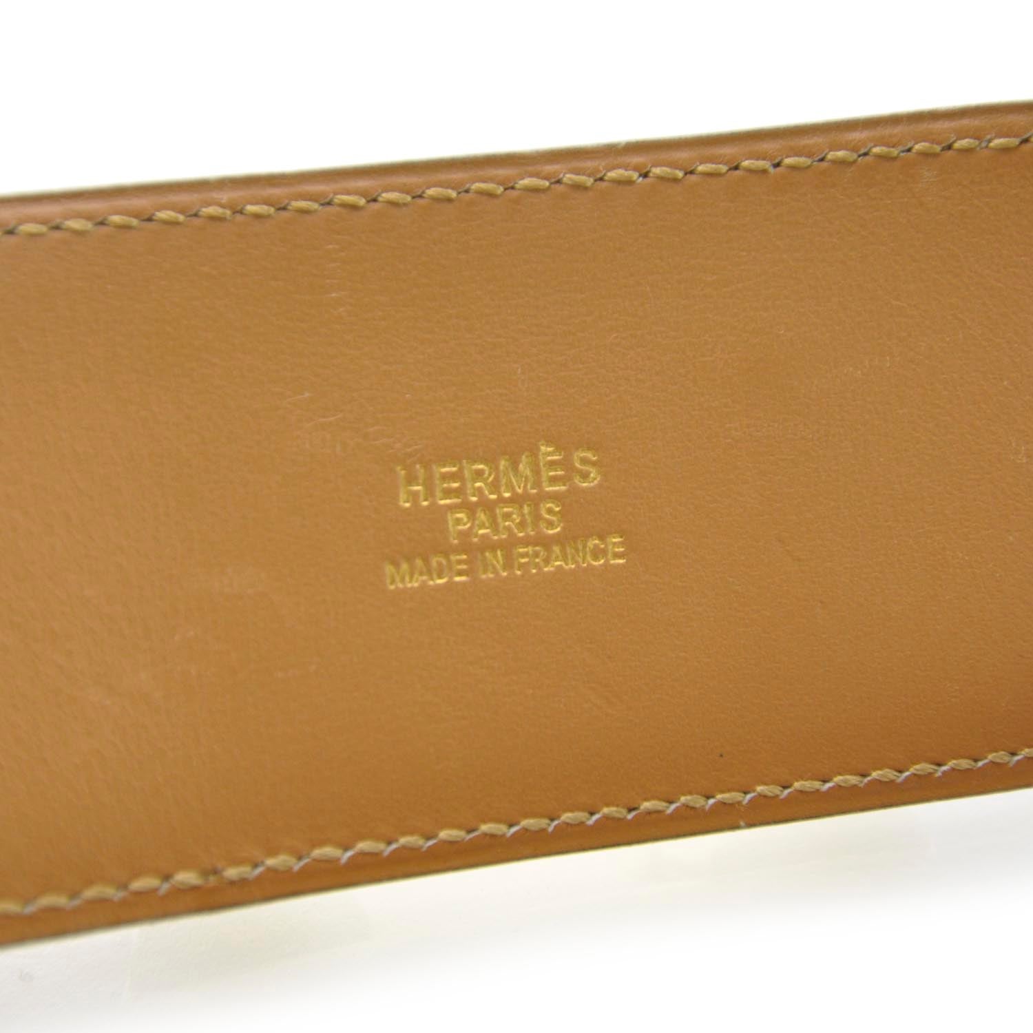 Hermes Epsom Medor Collier De Chien Belt Gold 5 of 6