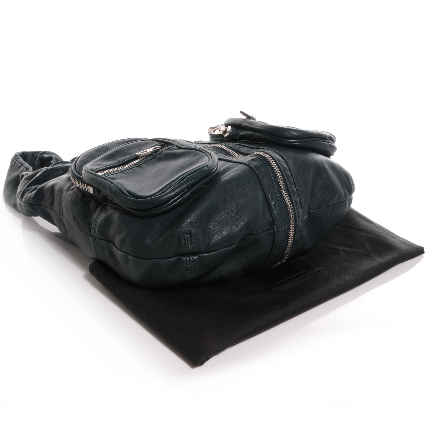 Leather Donna Hobo English Green