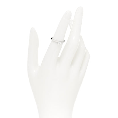 Tiffany Platinum Diamond .24ct Solitaire Engagement Ring 49 5 2 of 6