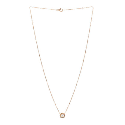 Cartier 18K Pink White Yellow Gold Diamond Trinity De Cartier Pendant Necklace 3 of 6