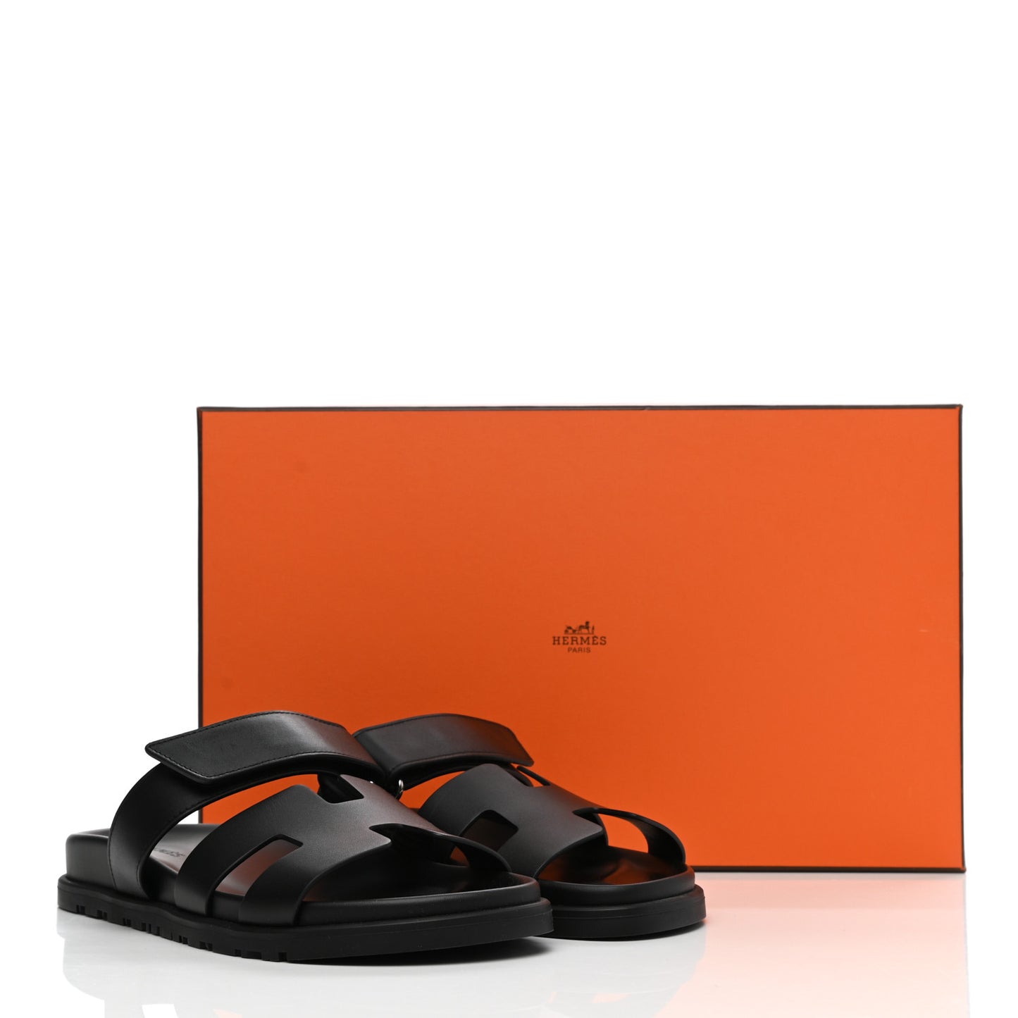 Calfskin Womens Chypre Sandals 38 Black
