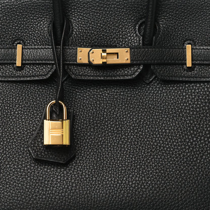 Hermes Togo Birkin 25 Black 8 of 10