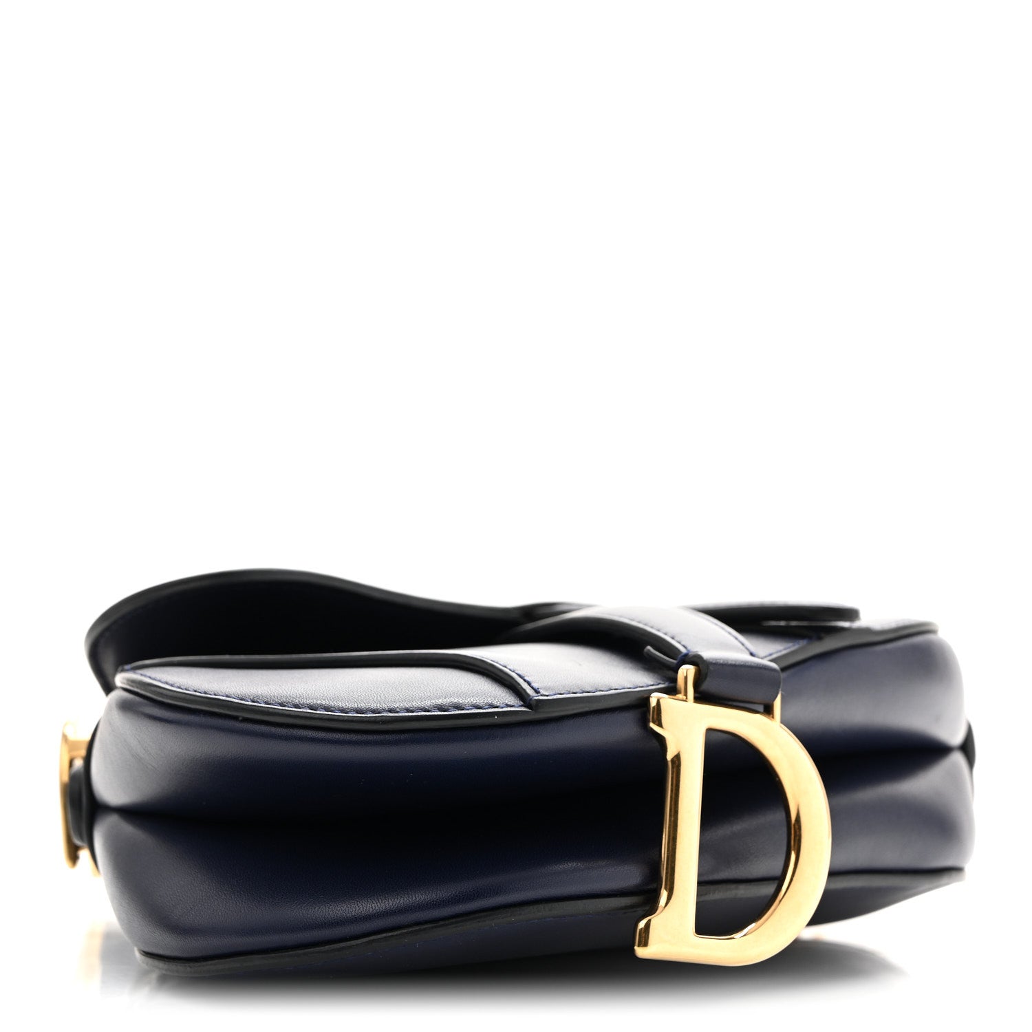 Christian Dior Calfskin Mini Saddle Bag Blue 4 of 13
