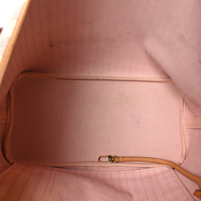 Louis Vuitton Damier Azur Neo Neverfull MM Rose Ballerine 6 of 10