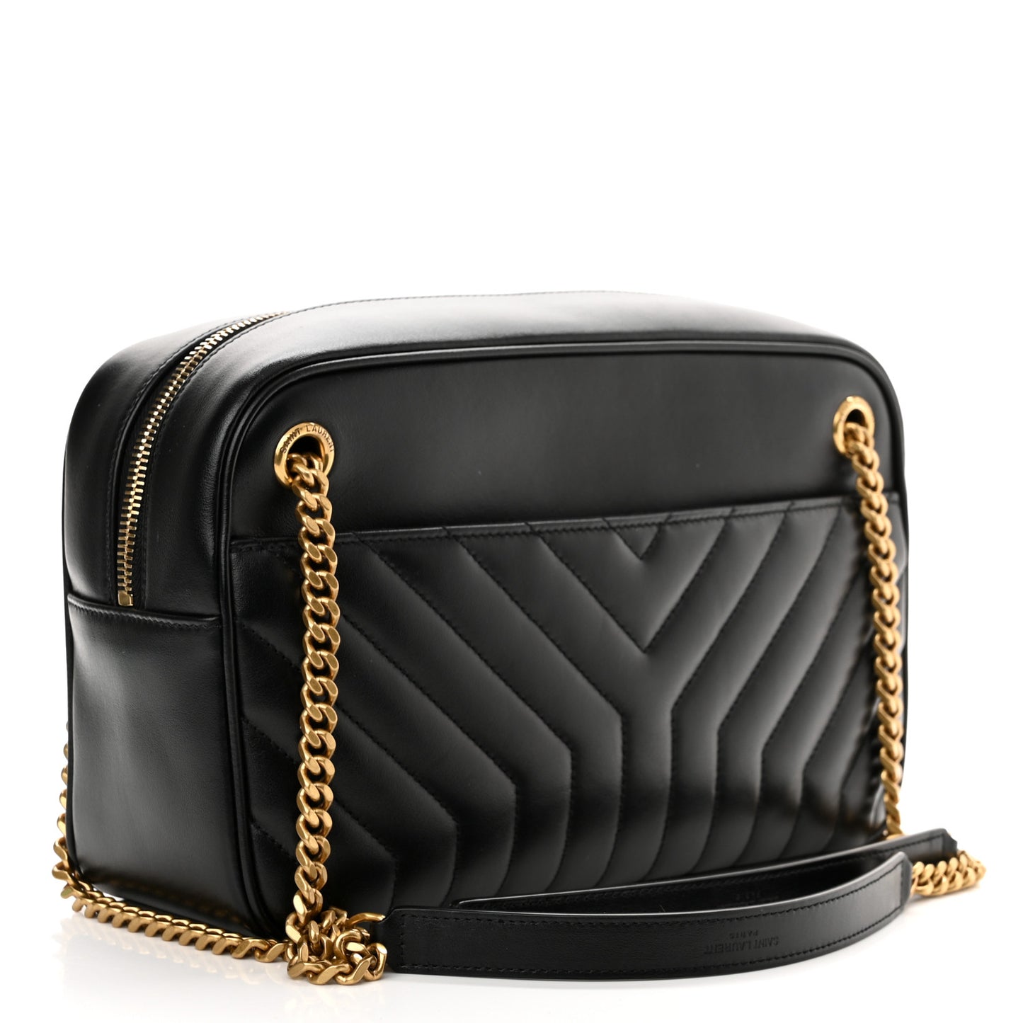 Calfskin Matelasse Joan Camera Bag Black