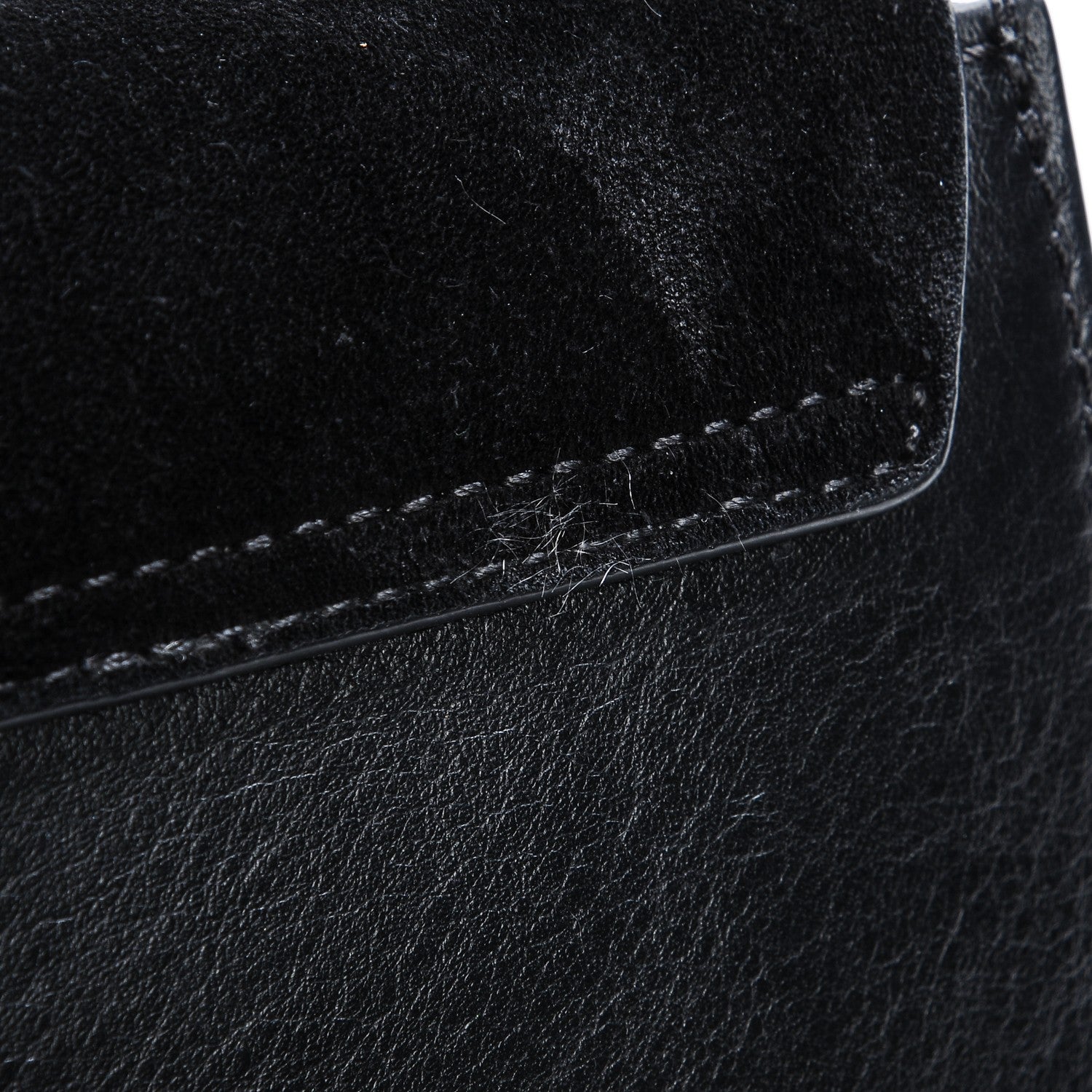 Chloe Suede Calfskin Mini Faye Shoulder Bag Black 7 of 8