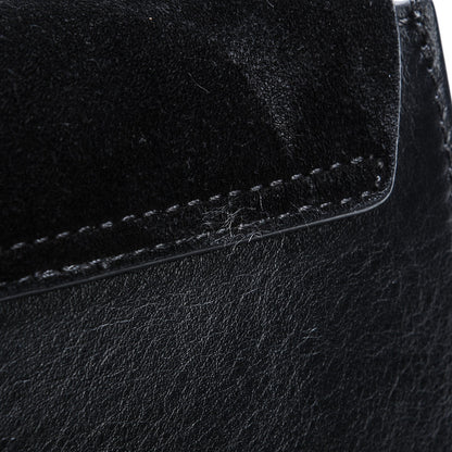 Chloe Suede Calfskin Mini Faye Shoulder Bag Black 7 of 8