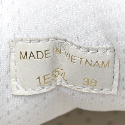 Prada Nylon Gabardine Logo Sneakers 38 White 9 of 10