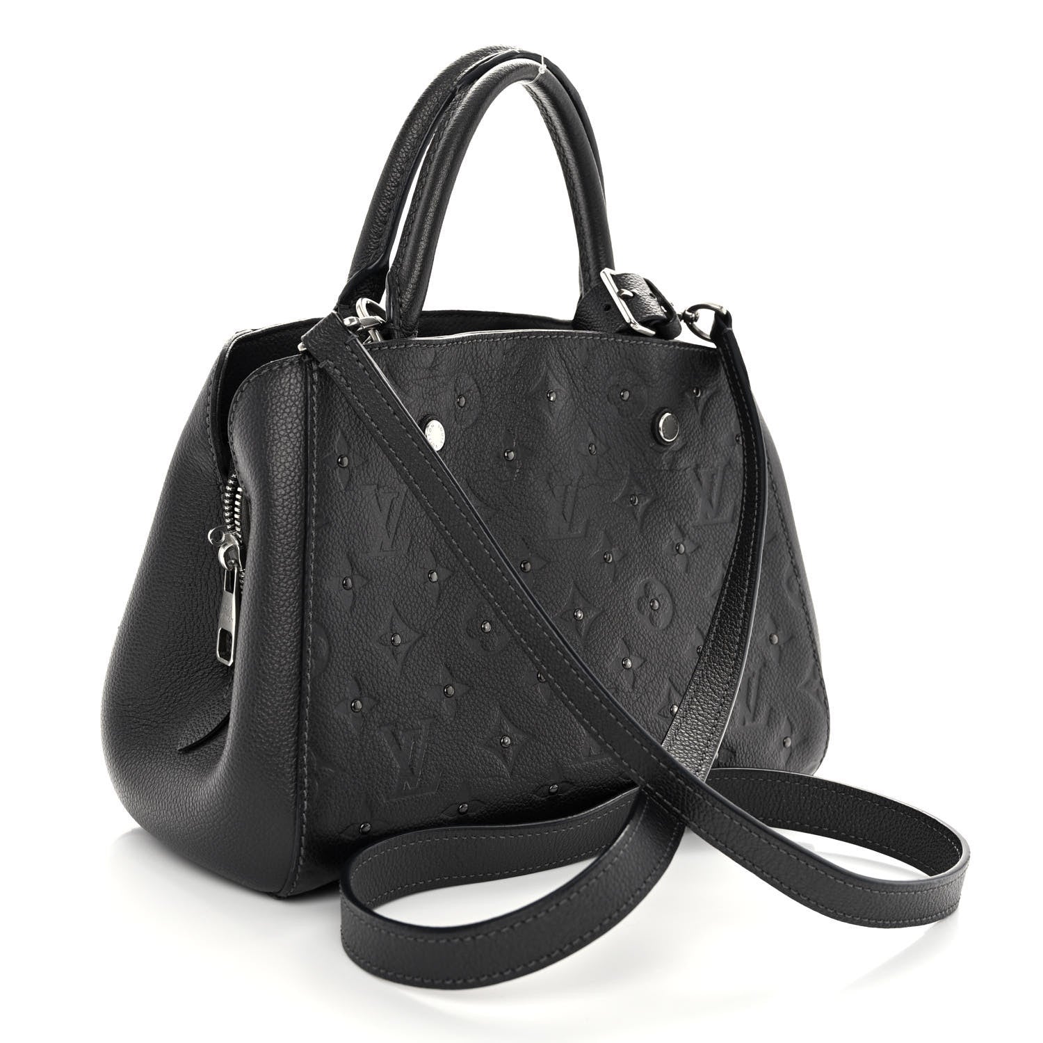 Louis Vuitton Empreinte Studded Montaigne BB Platine 3 of 10
