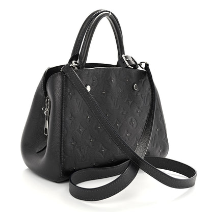 Louis Vuitton Empreinte Studded Montaigne BB Platine 3 of 10