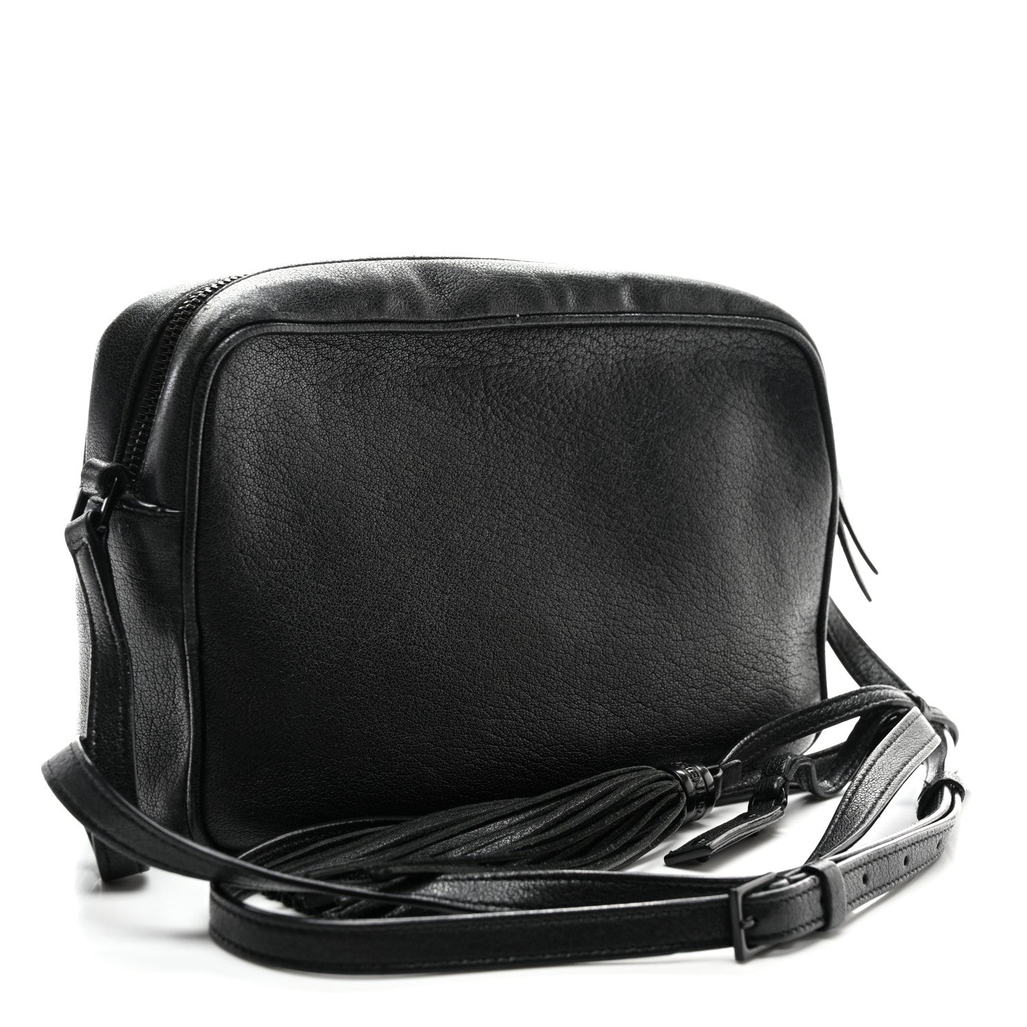 Saint Laurent Lambskin Monogram Small Lou Camera Bag Black 3 of 9