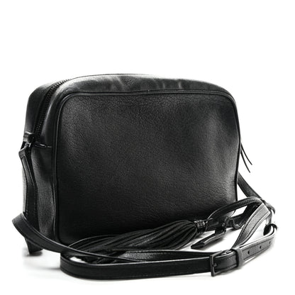 Saint Laurent Lambskin Monogram Small Lou Camera Bag Black 3 of 9