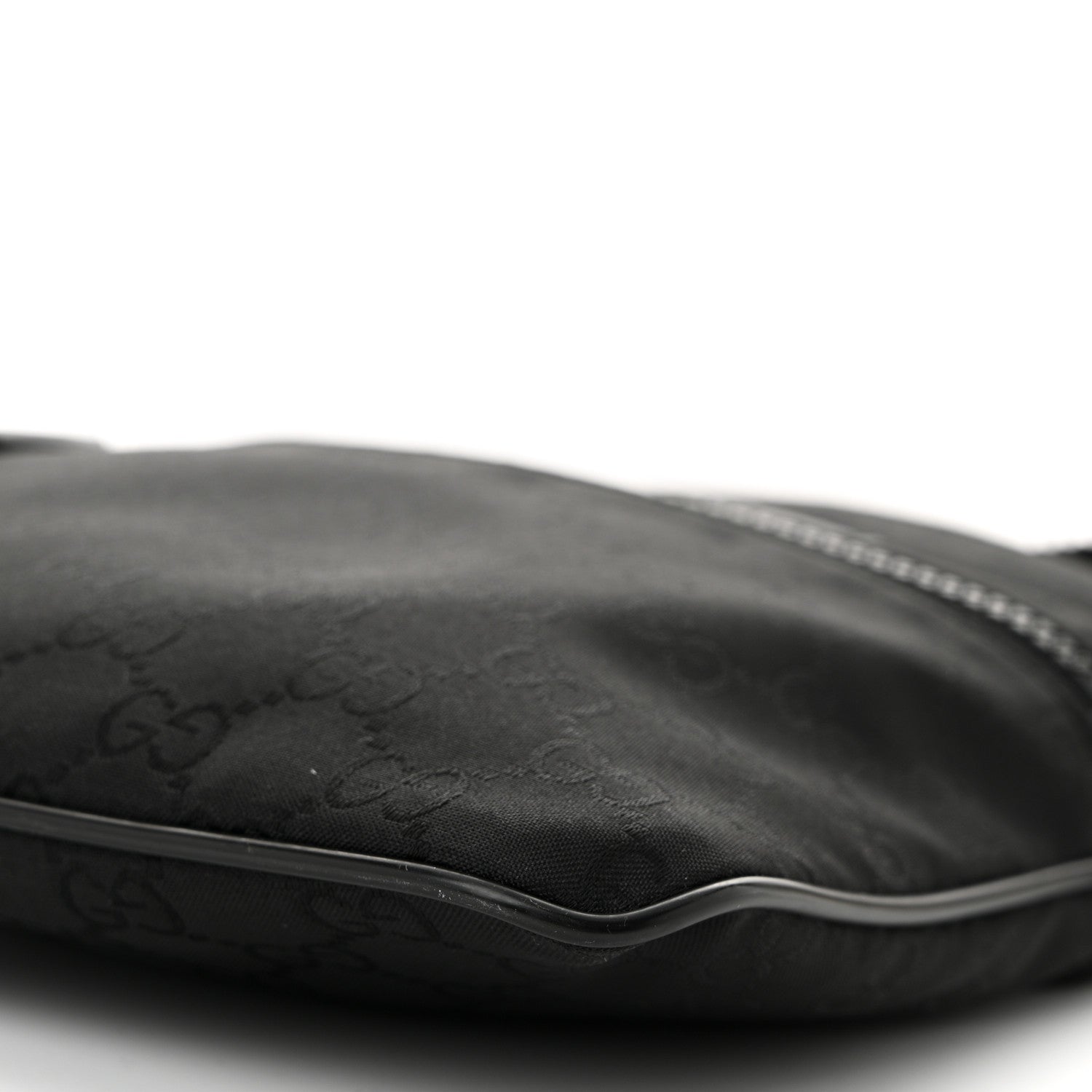 Gucci Nylon Monogram Mini Flat Messenger Bag Black 10 of 10