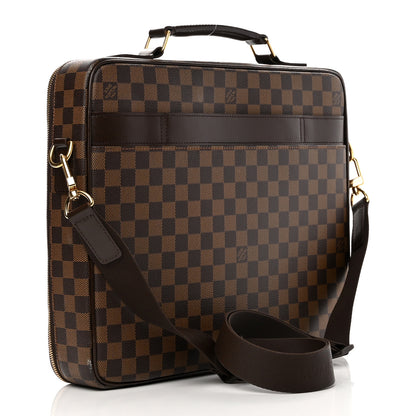 Louis Vuitton Damier Ebene Porte Ordinateur Sabana NM Computer Case 3 of 16