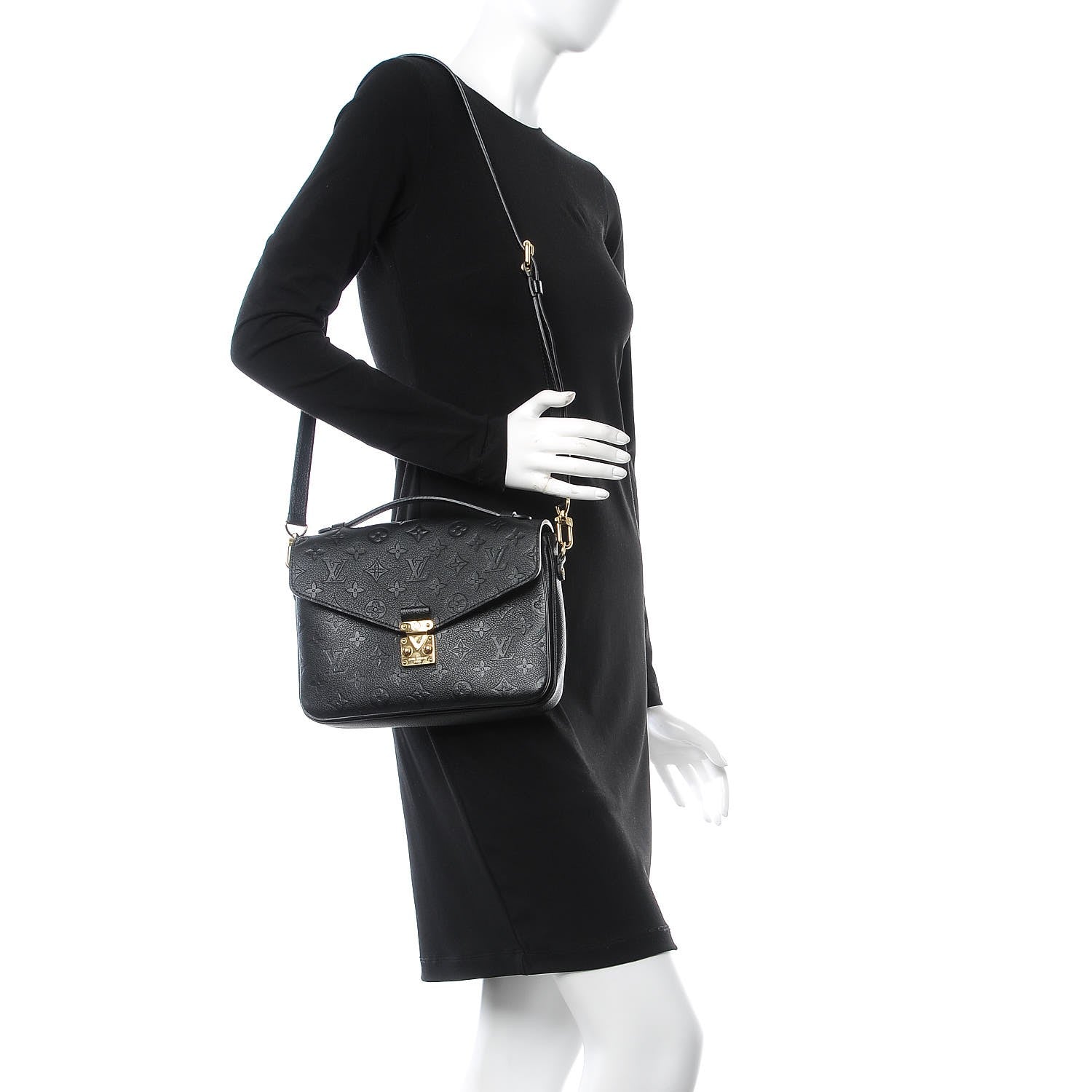 Louis Vuitton Empreinte Pochette Metis Black 2 of 7