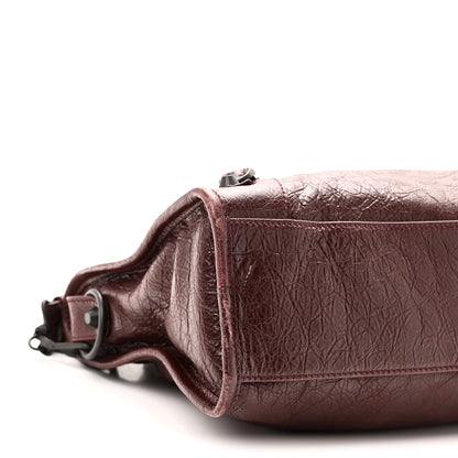 Balenciaga Agneau Arena Classic Hardware Small Le City Dark Burgundy Dark Burgundy 9 of 10