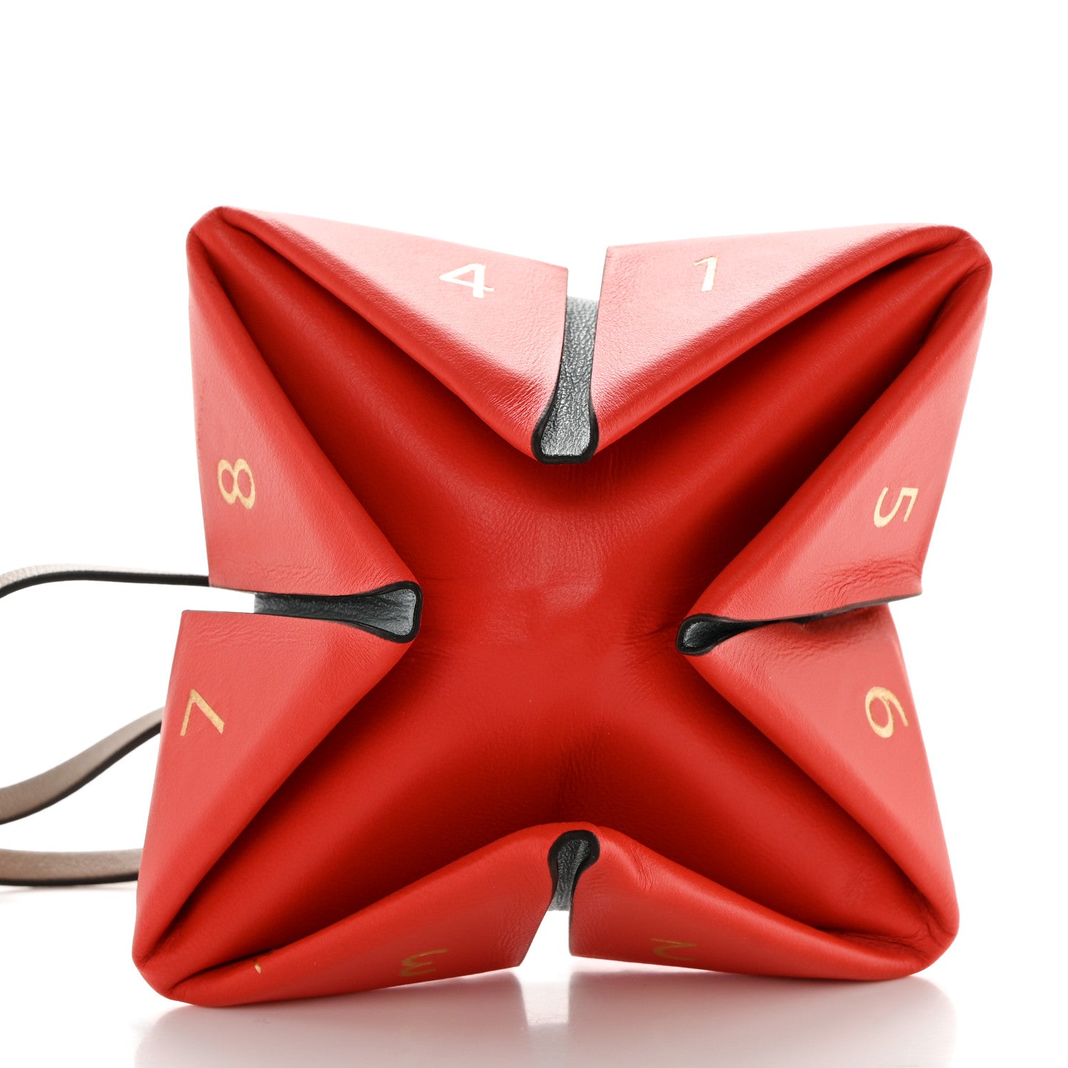 Fendi Nappa Fortune Teller Bag Charm Red 5 of 10