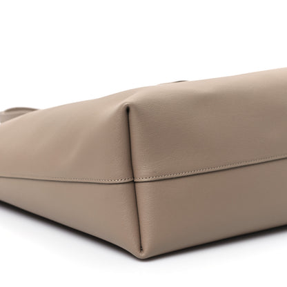 Saint Laurent Calfskin Large Shopping Tote Dark Beige 10 of 12