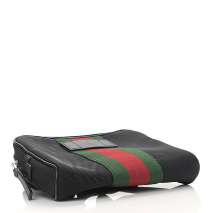 Gucci Canvas Web Slim Belt Bag Black 4 of 10