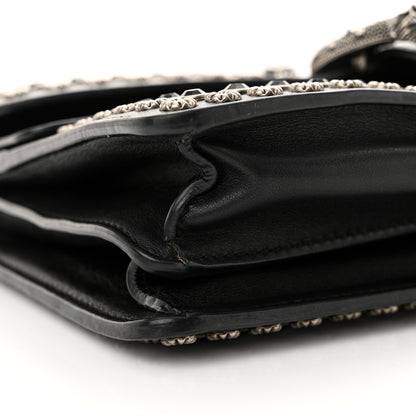 Gucci Calfskin Studded Small Dionysus Shoulder Bag Black 9 of 14