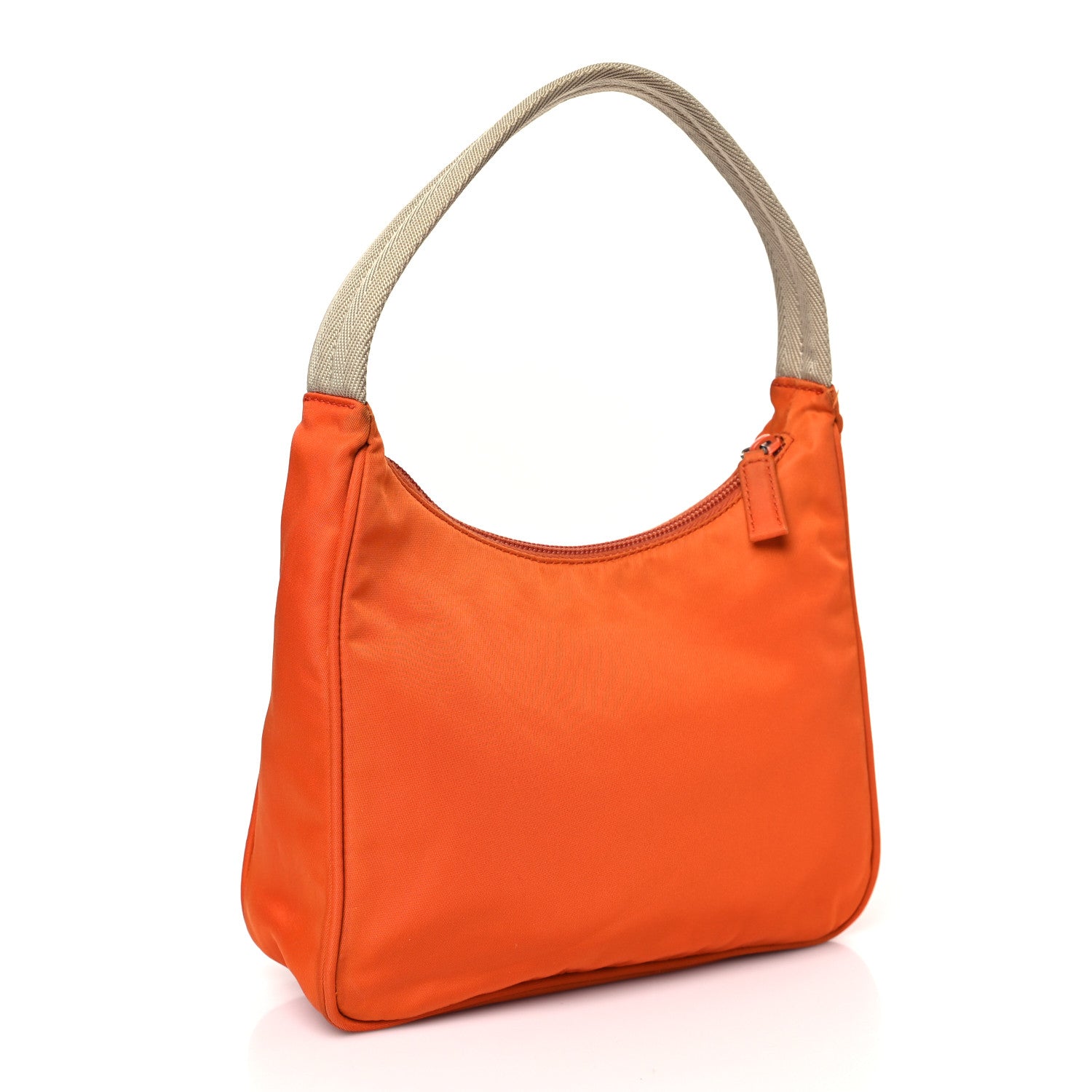 Prada Tessuto Nylon Sport Shoulder Bag Orange 3 of 10