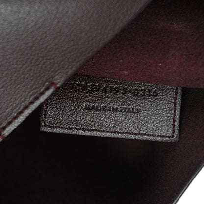 Saint Laurent Calfskin Large Shopping Tote Bordeaux 8 of 8