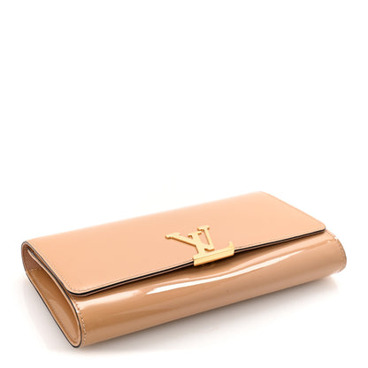 Louis Vuitton Patent Louise Clutch Dune 3 of 5