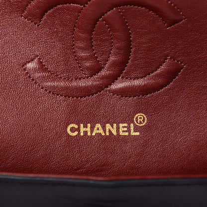 Chanel Lambskin Quilted Medium Double Flap Black 6 of 9