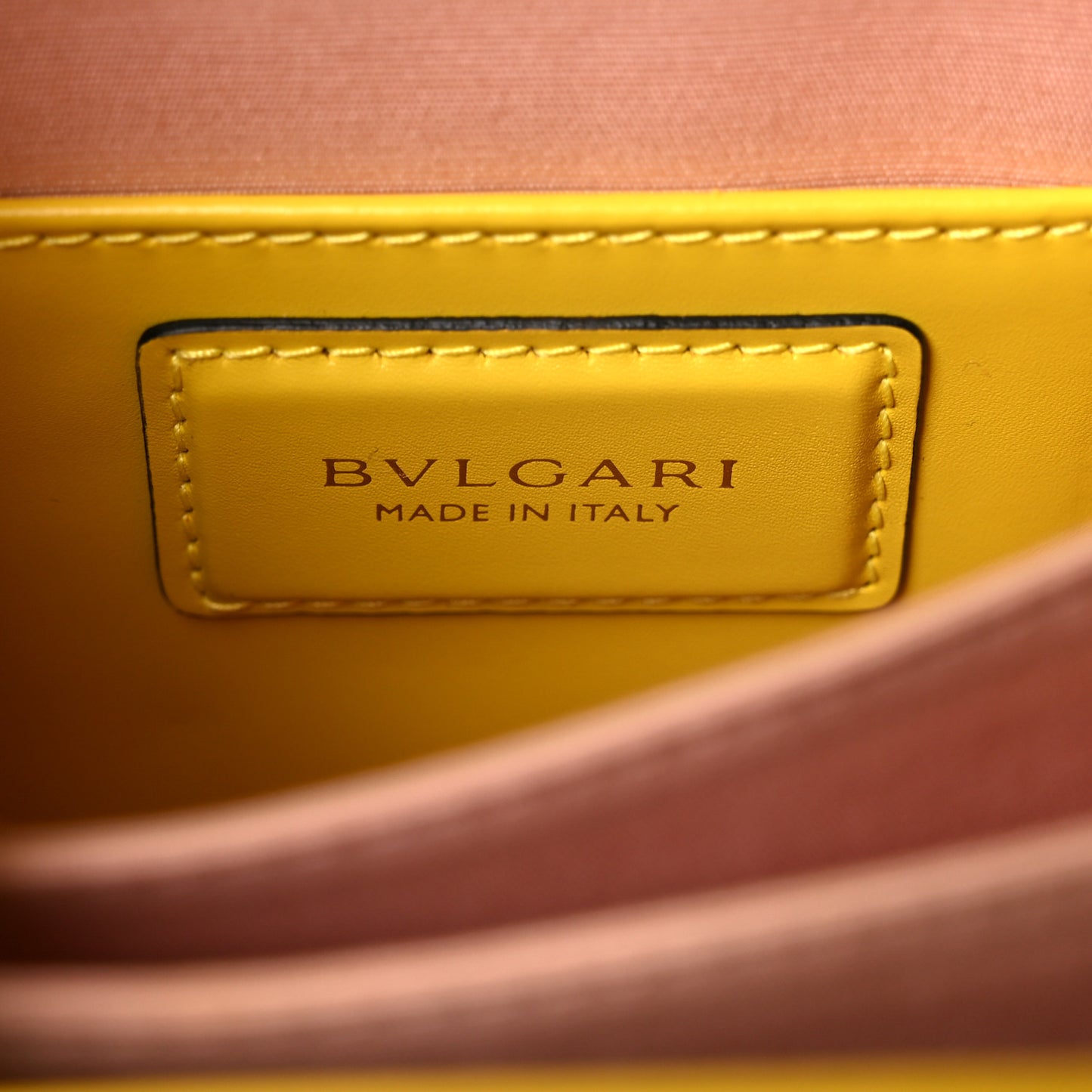Calfskin Serpenti Forever Top Handle Yellow