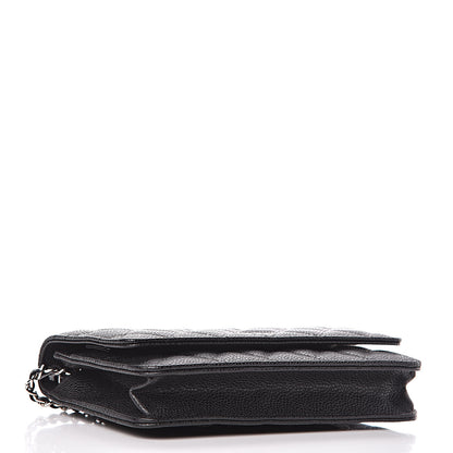 Chanel Caviar Quilted Wallet On Chain WOC Black 4 of 11