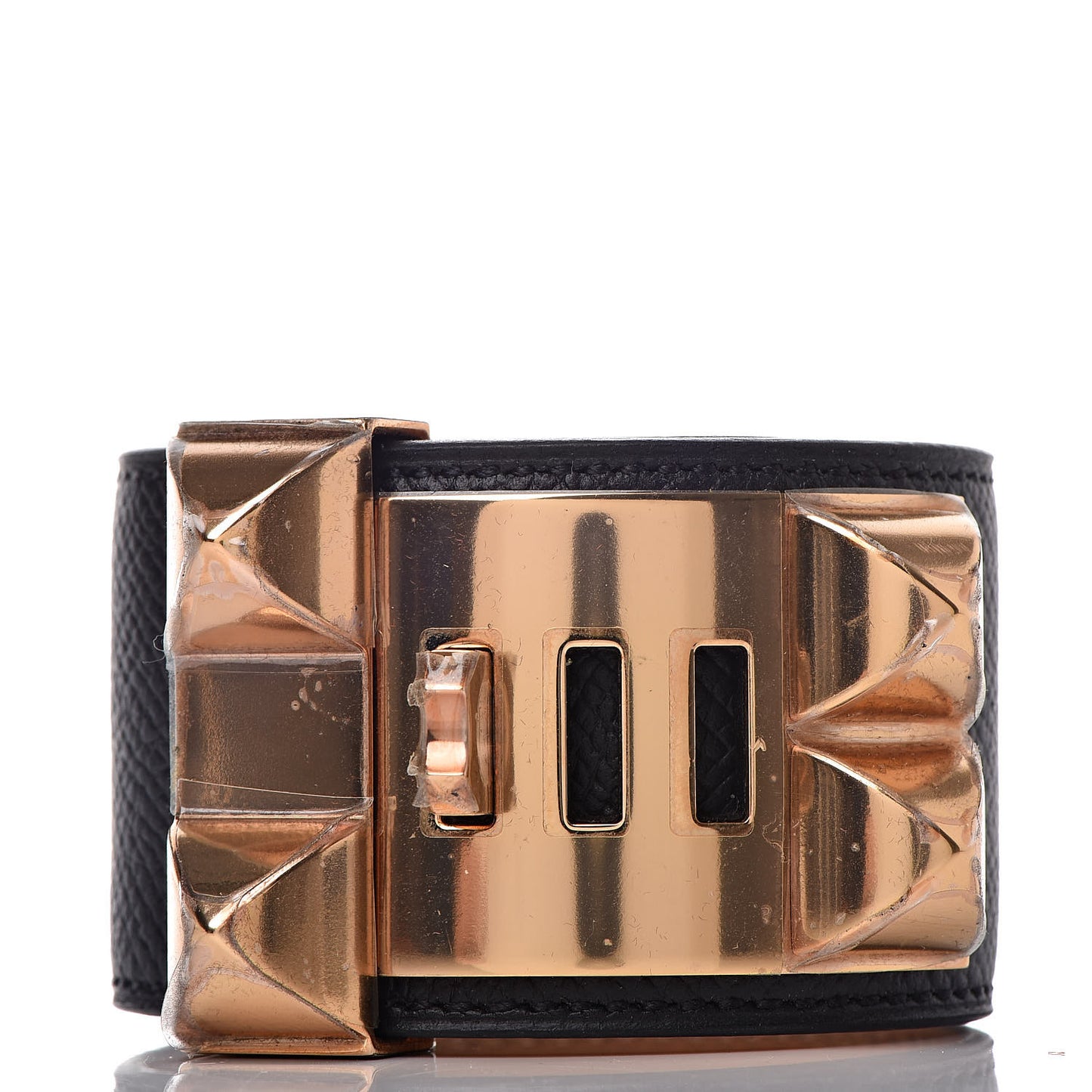 Epsom Collier de Chien CDC Bracelet S Black