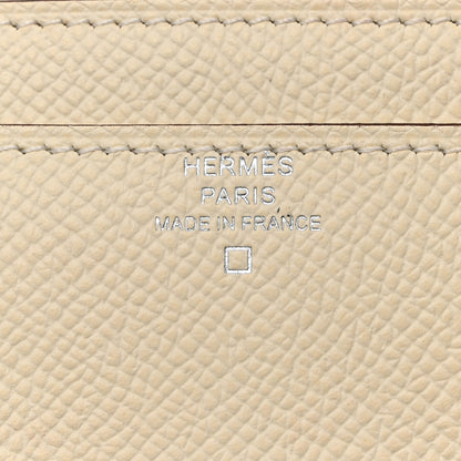 Hermes Epsom Alligator Lizard Constance Wallet To Go Nata 6 of 11