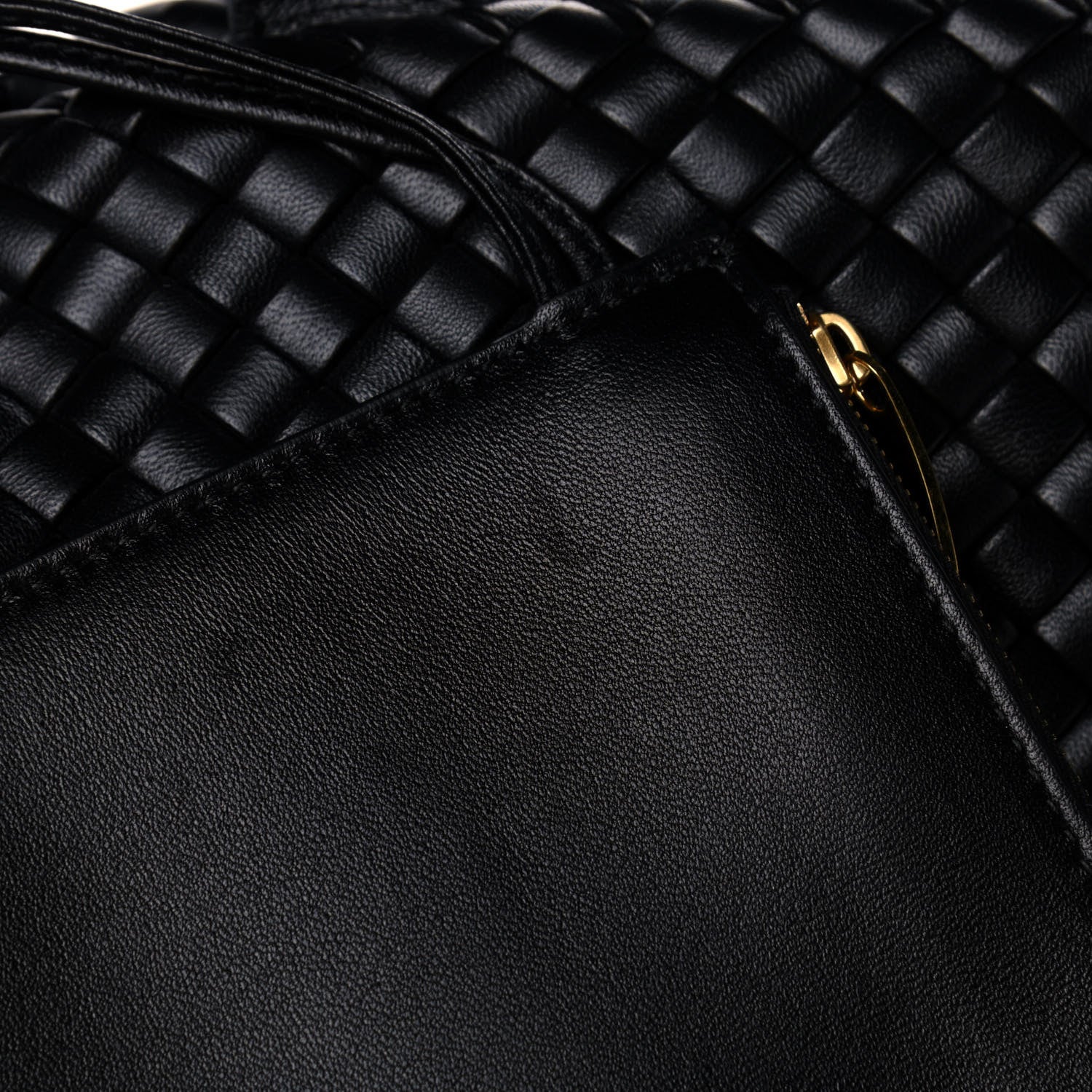 Bottega Veneta Nappa Intrecciato Medium Padded The Handle Tote Black 13 of 13