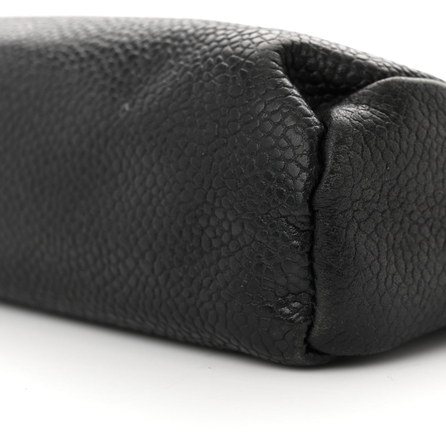 Chanel Caviar Timeless CC Cosmetic Pouch Bag Black 11 of 13