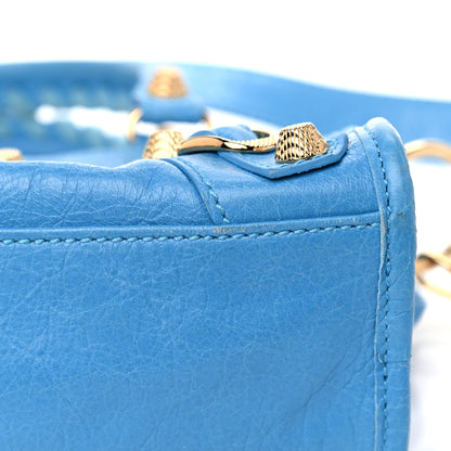 Balenciaga Agneau Giant 12 Gold Hardware Mini City Bleu Azur Clair 14 of 14