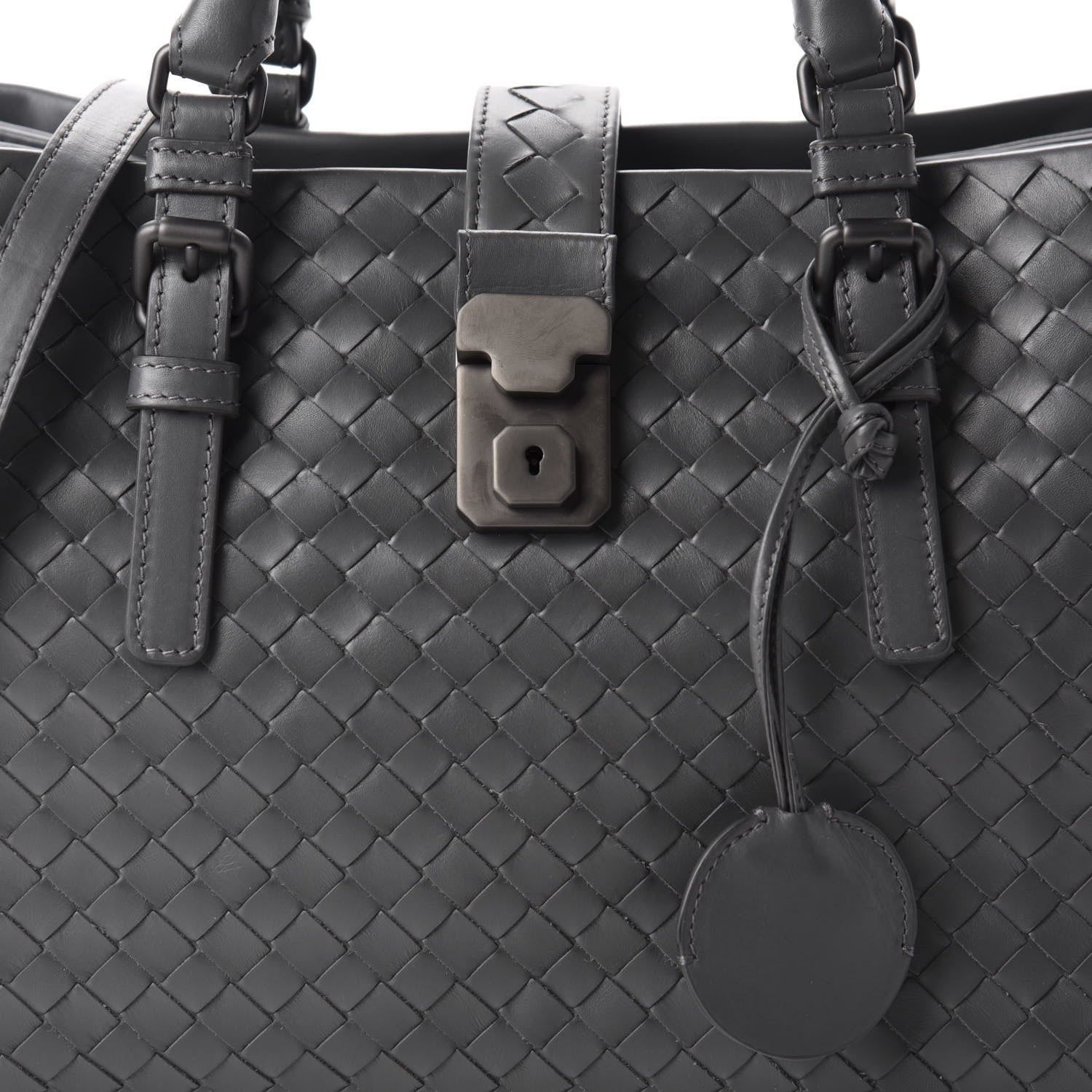 Bottega Veneta Light Calf Intrecciato Small Roma Light Grey 10 of 10