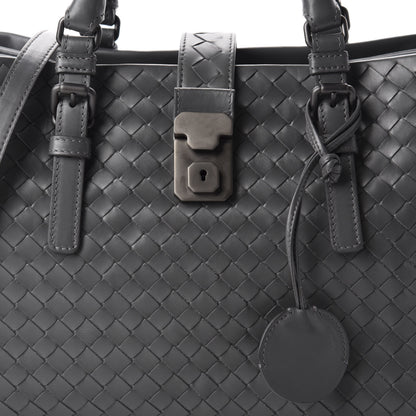 Bottega Veneta Light Calf Intrecciato Small Roma Light Grey 10 of 10