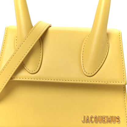 Jacquemus Smooth Calfskin Le Chiquito Moyen Yellow 7 of 9