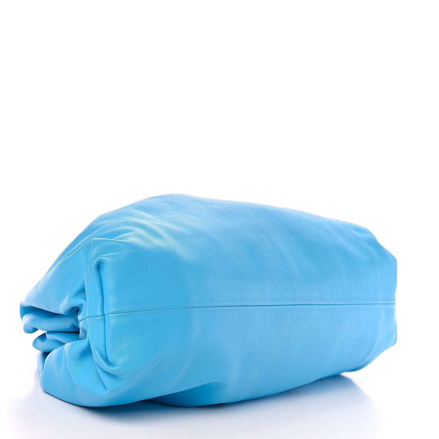 Smooth Butter Calf The Pouch Oversized Clutch Sky Blue