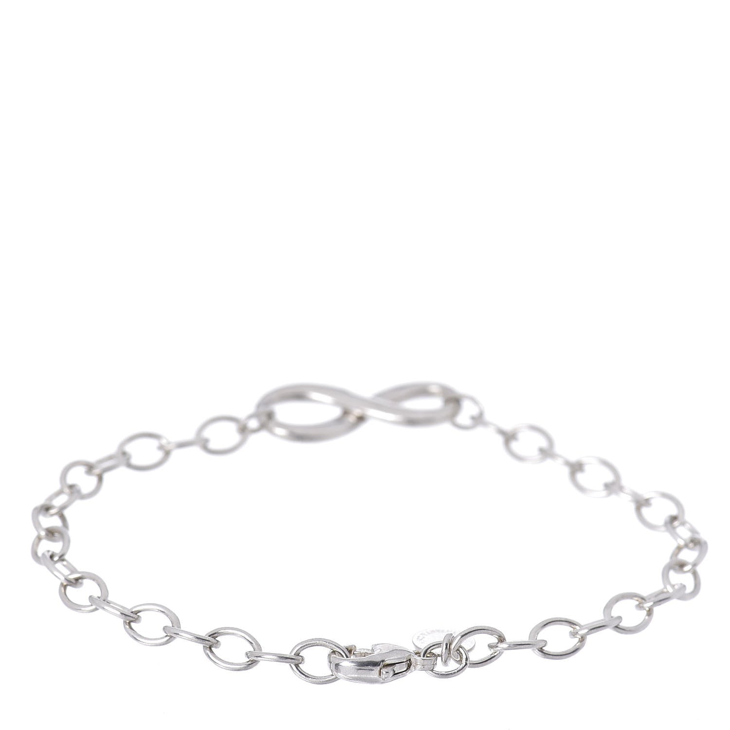 Tiffany Sterling Silver Infinity Chain Bracelet 3 of 4