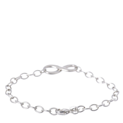 Tiffany Sterling Silver Infinity Chain Bracelet 3 of 4