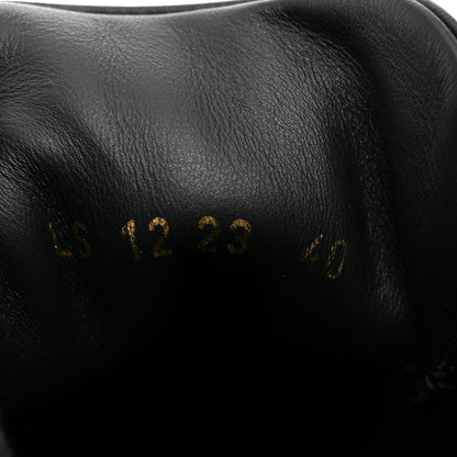 Christian Dior Calfskin Suede Logo Sneakers 40 Black 8 of 8