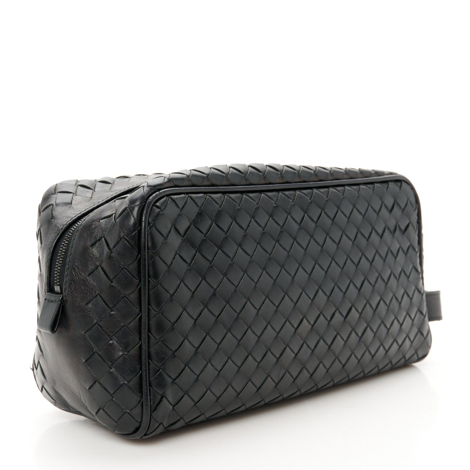 Bottega Veneta Nappa Intrecciato Travel Pouch Clutch Black 3 of 11