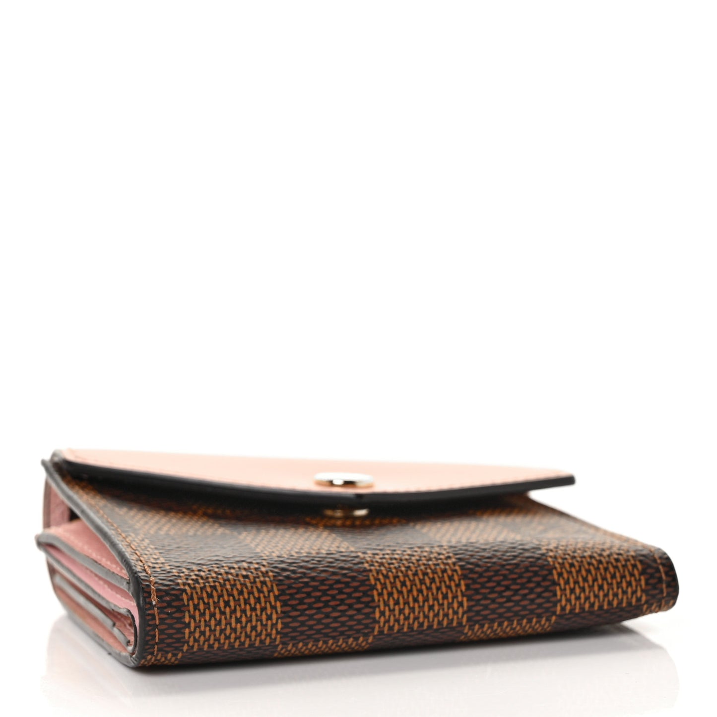 Damier Ebene Zoe Wallet Rose Ballerine