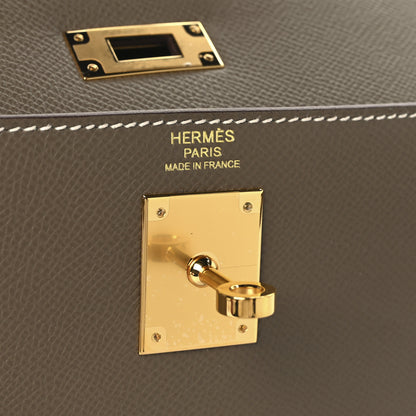 Hermes Epsom Kelly Sellier 32 Etoupe 6 of 13