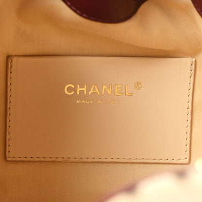 Chanel Pony Hair Mini Chanel 25 Handbag Beige Black 6 of 10