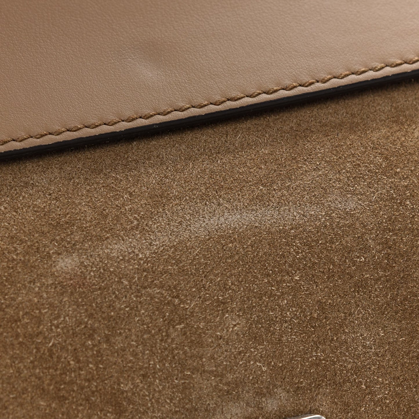 Suede Medium Dionysus Shoulder Bag Taupe