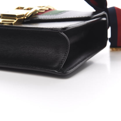 Gucci Calfskin Mini Sylvie Chain Shoulder Bag Black 11 of 21