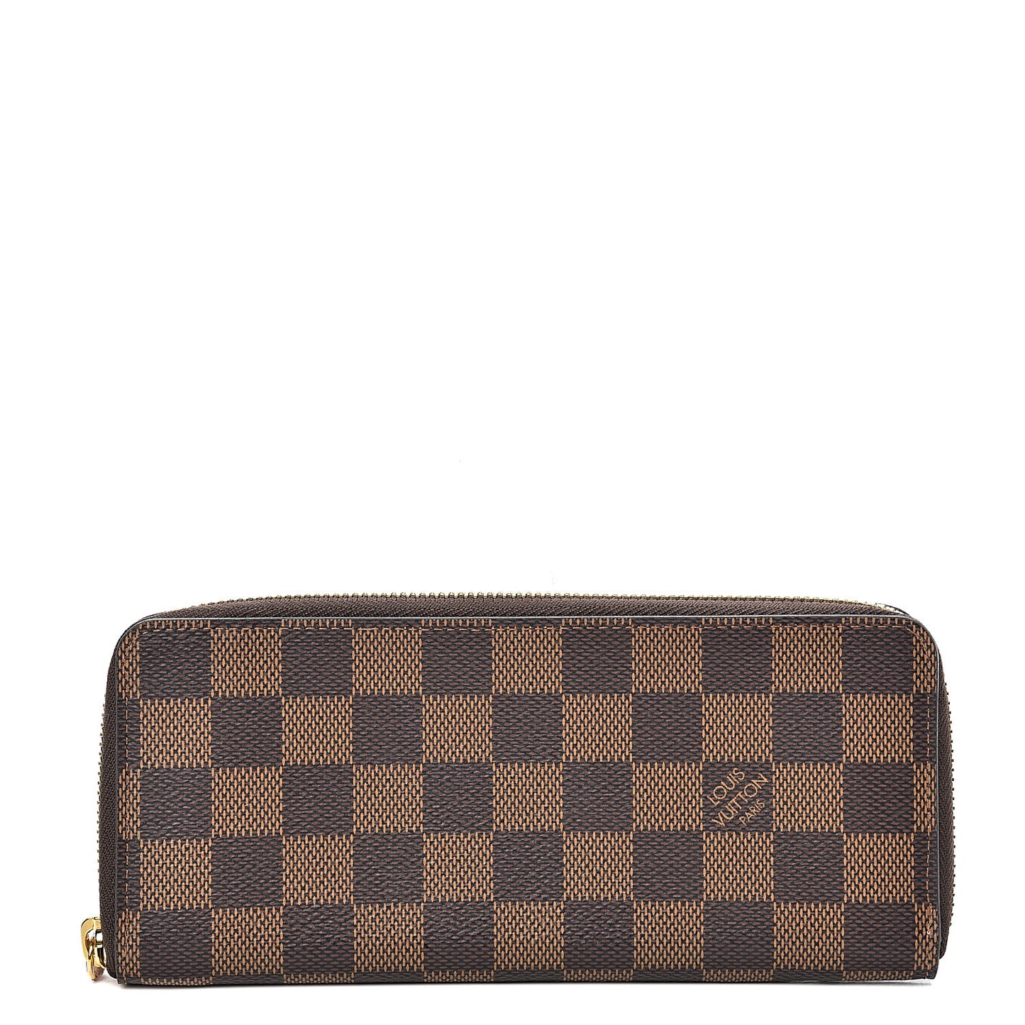 Damier Ebene Clemence Wallet Rose Ballerine